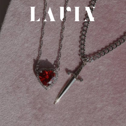 KILIÇ-KALP SEVGİLİ KOLYE